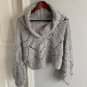 NWT Free People cropped sweater